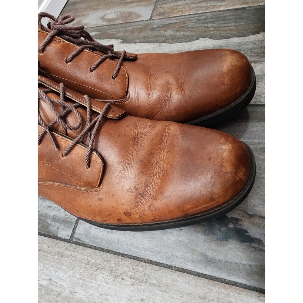 Timberland GSR Metro Brown Leather Oxford Waterproof Vibram Shoes 9M 78531 - Picture 7 of 9